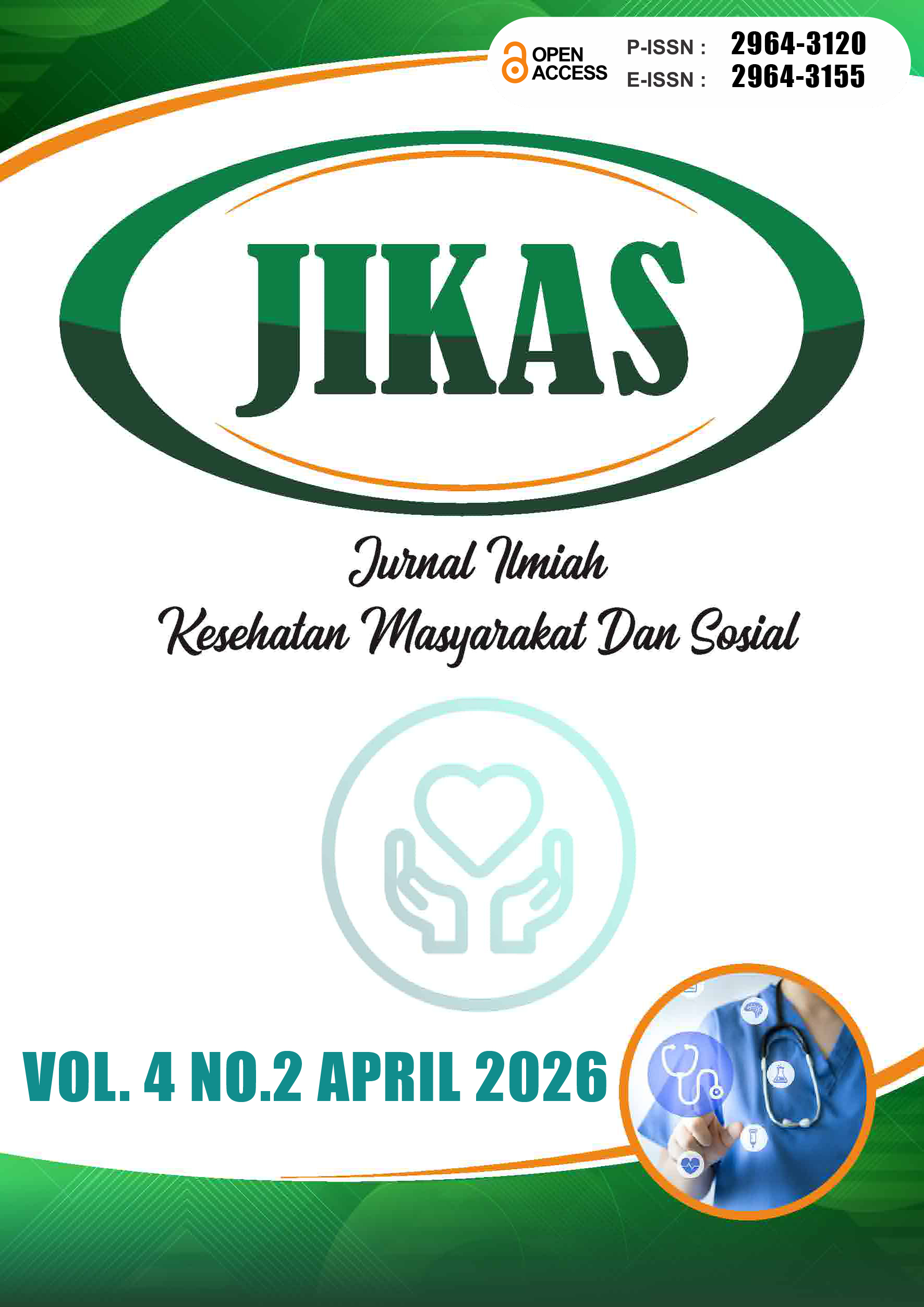 					View Vol. 4 No. 2 (2026): Mei : JURNAL ILMIAH KESEHATAN MASYARAKAT DAN SOSIAL
				